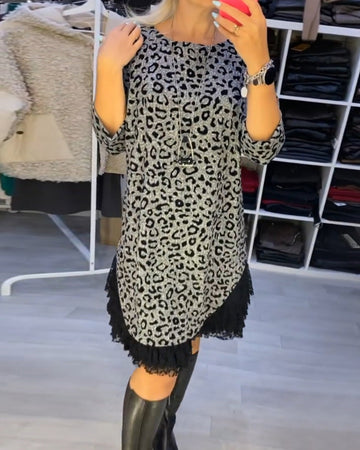 Liana - Leopard Luxe Alltagskleid