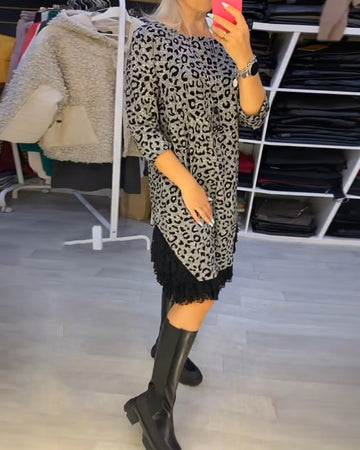 Liana - Leopard Luxe Alltagskleid