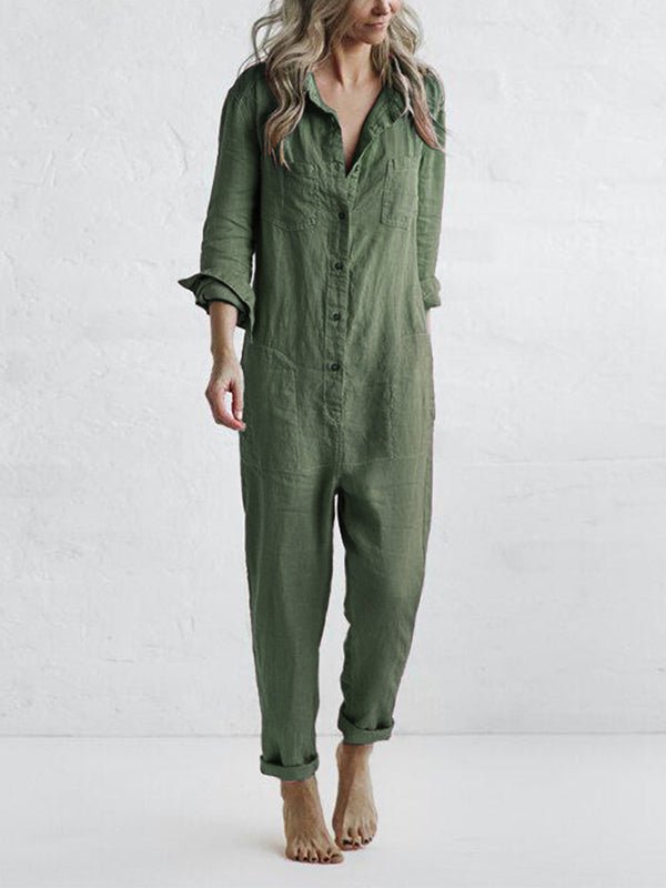 Clara - Langärmeliger Jumpsuit